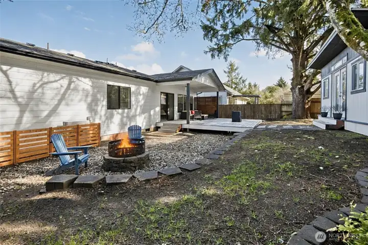 Mature Landscape & Fully Fenced Backyard with Privacy Fencing