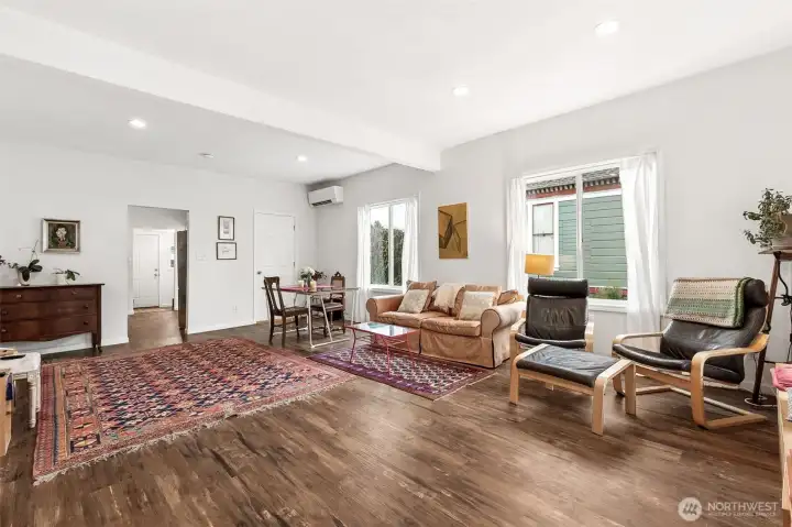 Open Concept Dining and Living