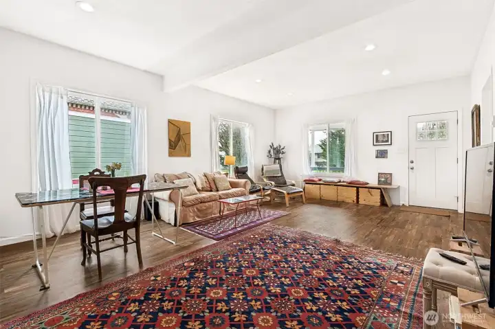 Open Concept Dining and Living