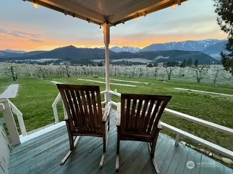 Watch the storms roll through from your front porch.
