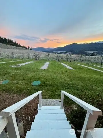 Step down into the serene backyard and take it all in.