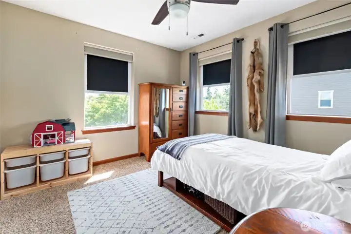 Bedroom #2 with plenty of windows. Bedroom #2 with plenty of windows.