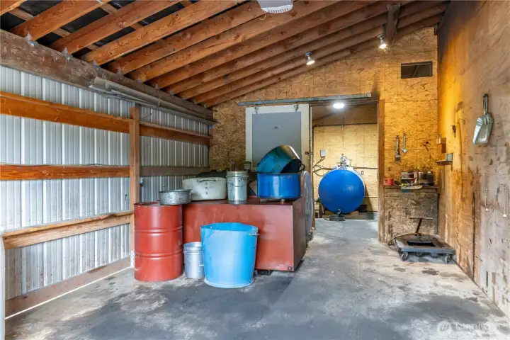 looking into the boiler room