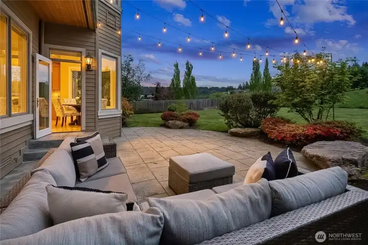 Stamped concrete patio for long Summer days! Stamped concrete patio for long Summer days!