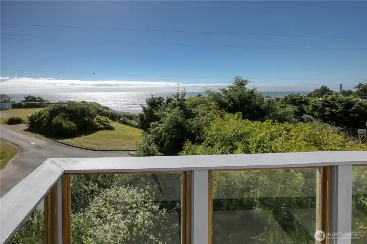 The panoramic views of the Pacific are amazing!  Watch storms roll in, watch amazing sunsets, and take in the sea breeze!