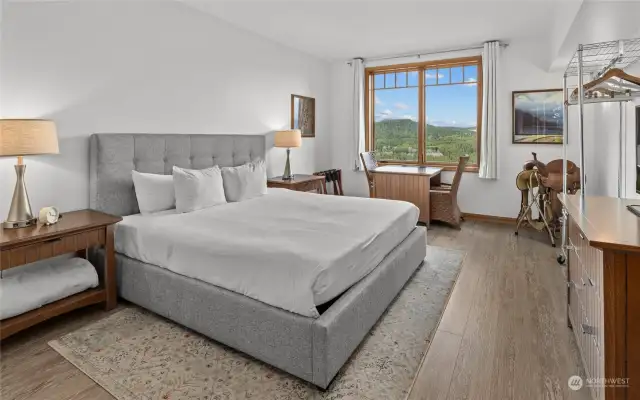 Relax in your kind bed after a fun day of enjoying all the amenities at Suncadia.