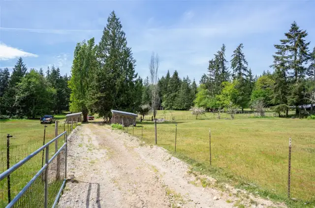 Drive through your private property and observe all that this flat acreage has to offer