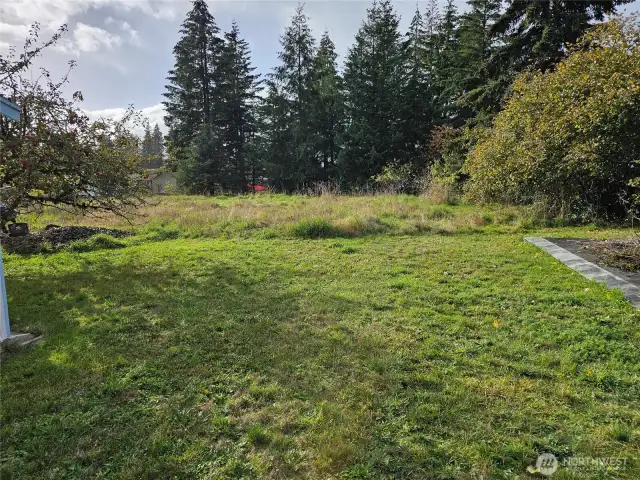 Level acre of land