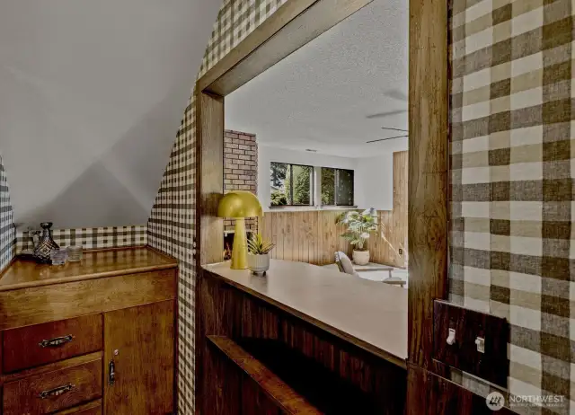 The original bar room w/ door