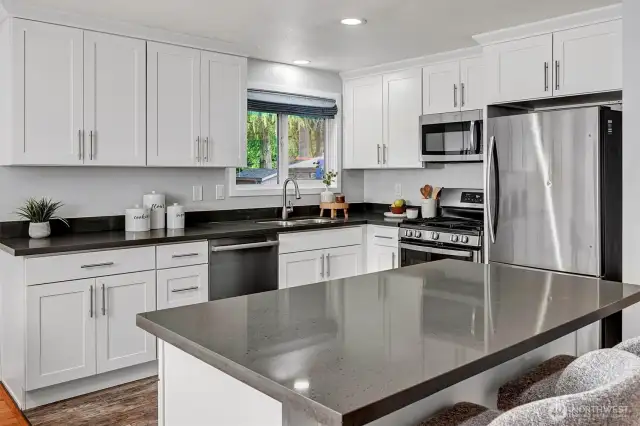 Updated kitchen.