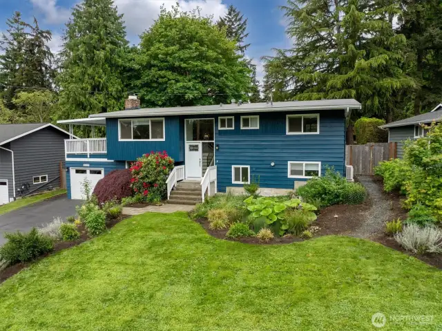 Complete yard renovation done by NW Bloom.