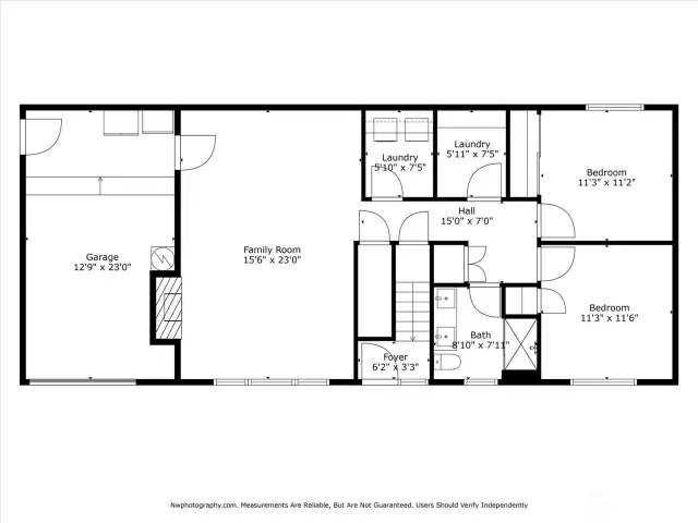 Lower level. Floorplans done by photographer, measurements are not exact or guaranteed.