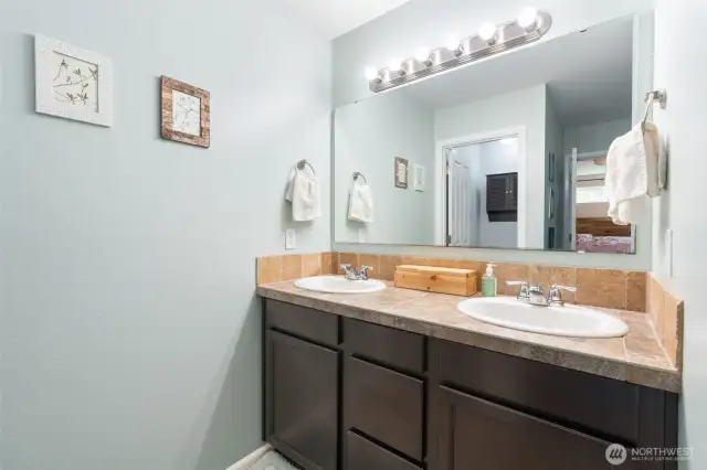 Double sinks in master bath