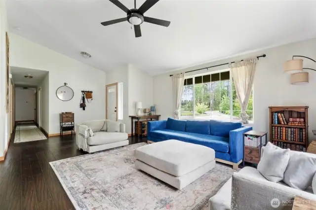 Open floor plan with large living room