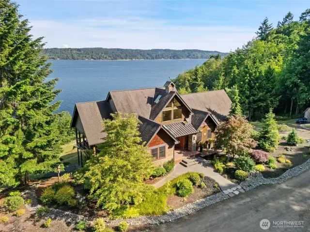 Nestled on the shores of Colvos Passage this home enjoys privacy, mountain and water views. Privet and secluded yet only minutes to the South Worth Ferry to downtown Seattle.