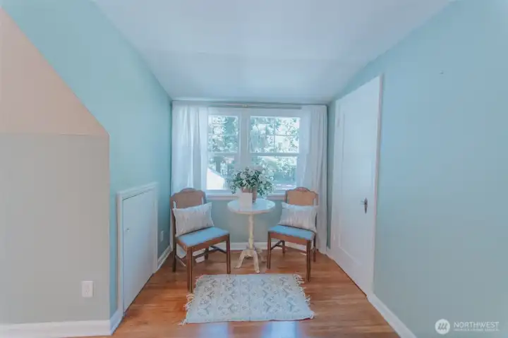 sitting space in the primary suite