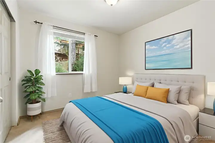 2nd bedroom virtually staged