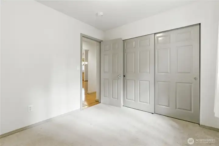 2nd bedroom not staged