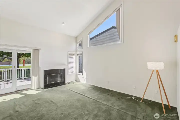 Cozy Gas (propane) fireplace in Great room
