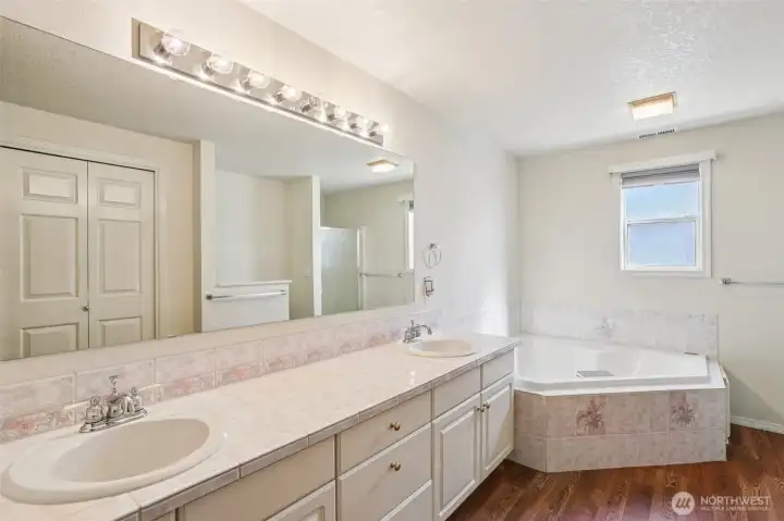 Primary En-Suite with Jetted Tub (seller never used)