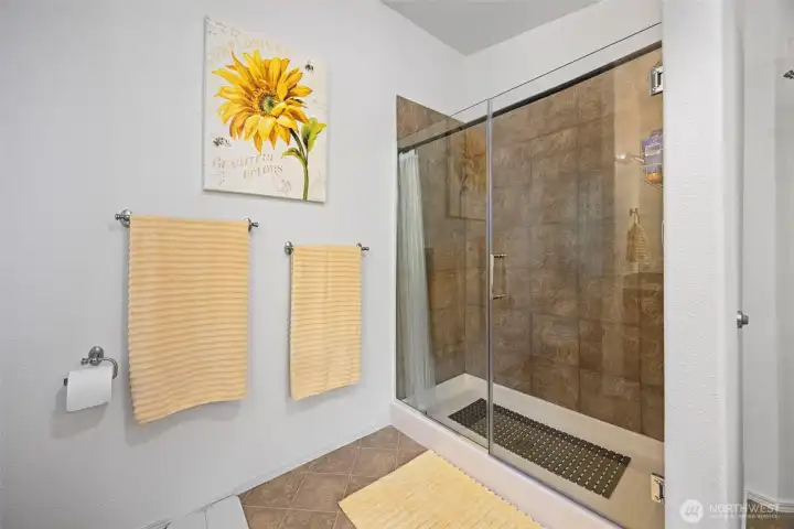 Primary bathroom shower