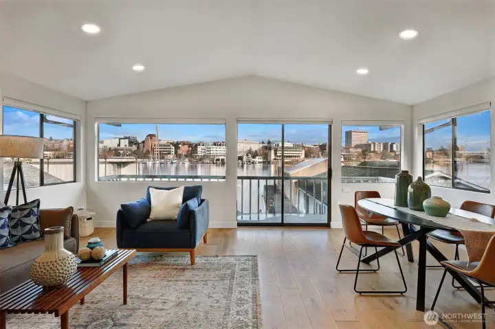 Renovated in 2024, this water front home is completely turn key.