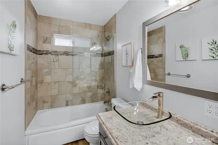Primary bathroom with updates