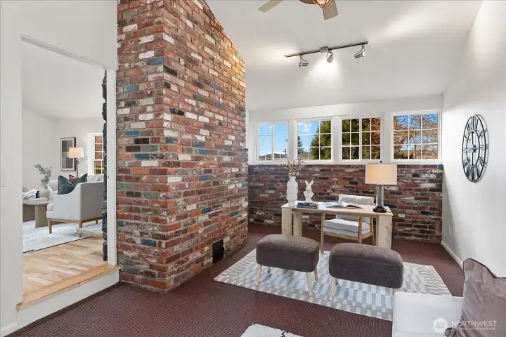 Main floor office/den