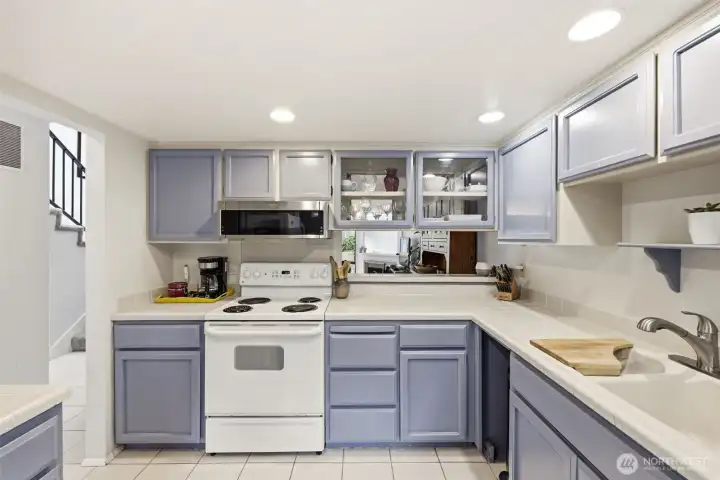 Plenty of space to cook and host gatherings.