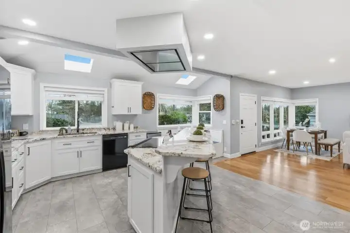 Functional layout with updated cabinetry and newer appliances