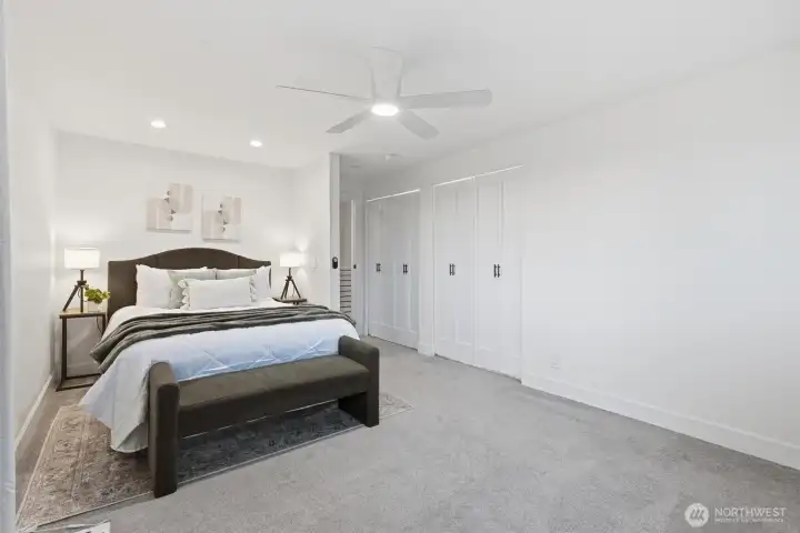 Bedroom 4: Generous bedroom sizes with fresh carpet and natural light