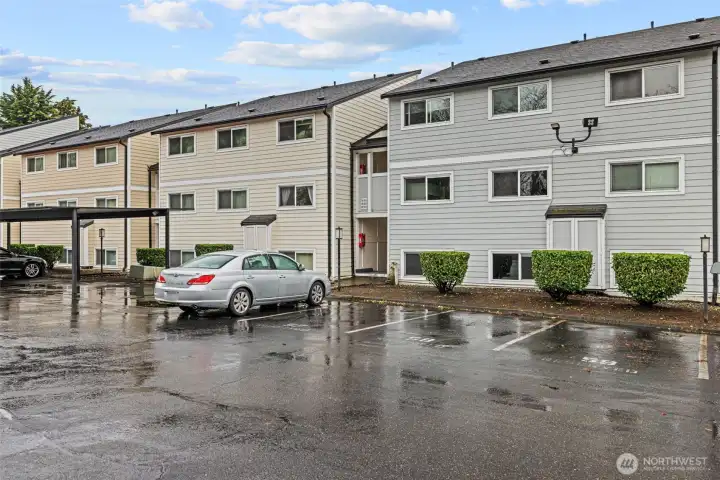 Reserved parking space #59.