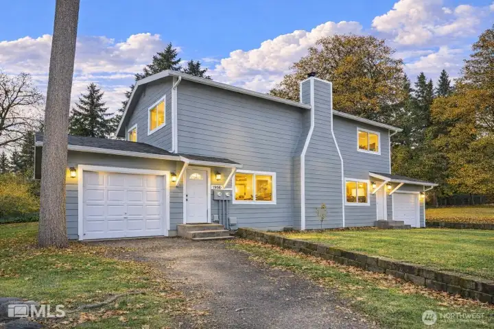 perched on top of the little hill