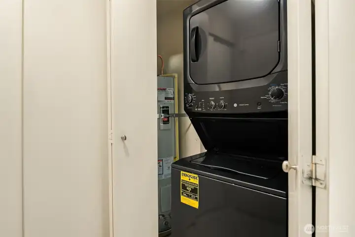 In unit utility closet