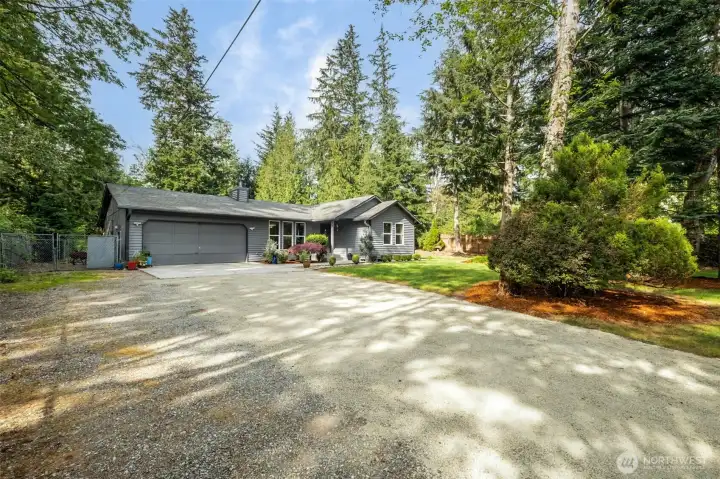 Fresh Gravel in Driveway