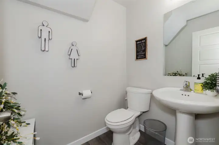 1/2 bath on main