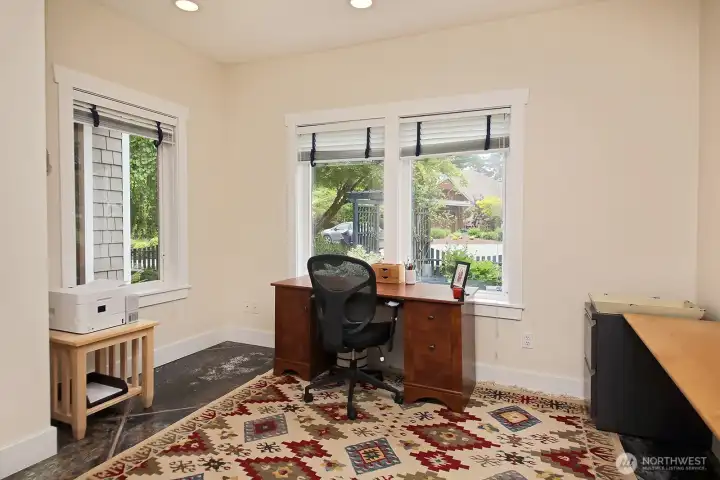 This large office could also be used as a guest room This large office could also be used as a guest room