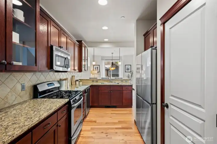 A walk-in pantry is a bonus!