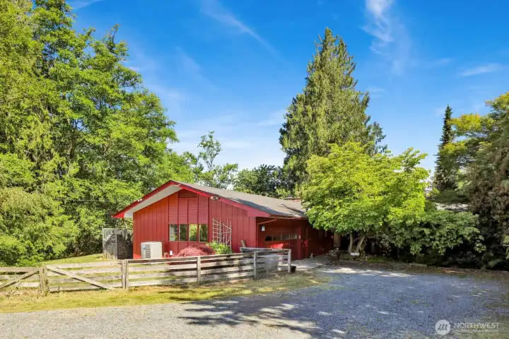 Welcome to this well built Mid Century Modern home on 1.17 Acres. Live in or develop the property is zoned 4-10 homes per acre.
