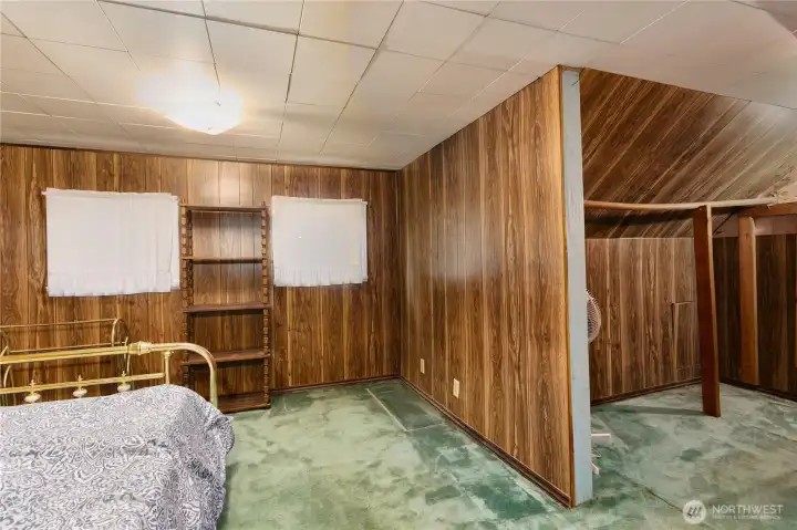 1 of 2 bedrooms upstairs. 1 of 2 bedrooms upstairs.