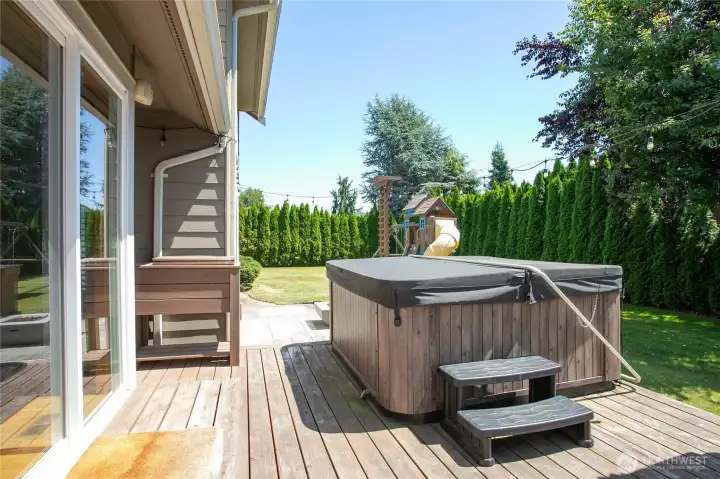 Hot tub included! Hot tub included!