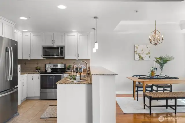 Kitchen and dining