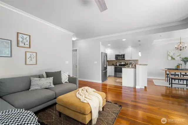 Crown molding throughout