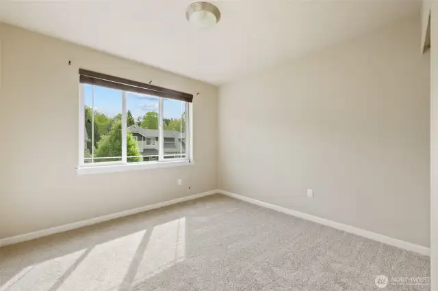 4th bedroom- could be used as an office- windows face the quiet street.