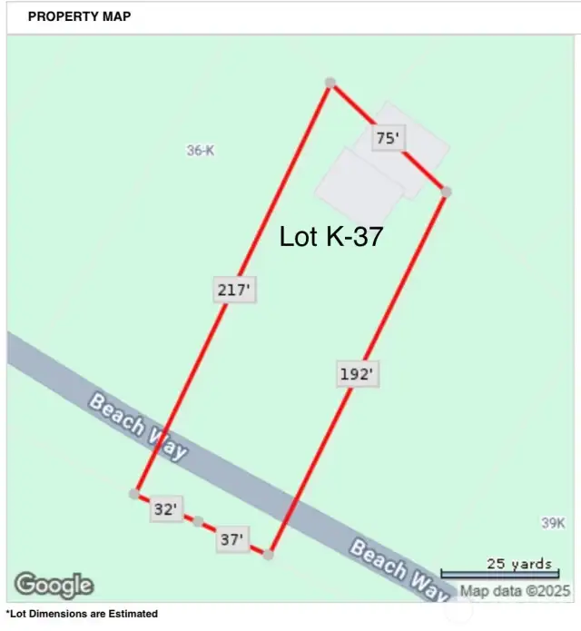 Approximate Lot Dimensions