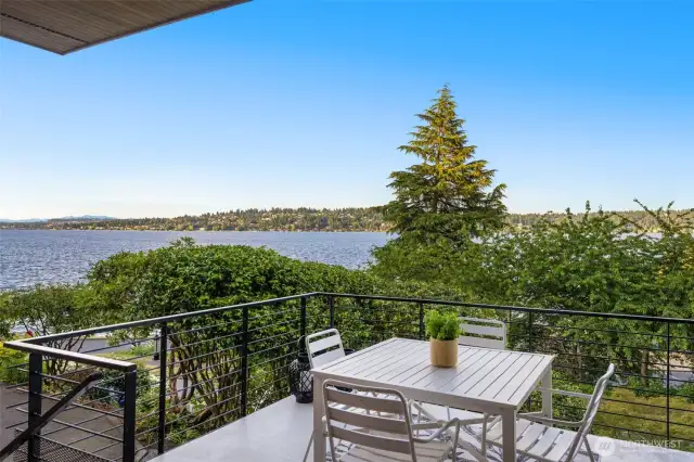 View deck from the front door.