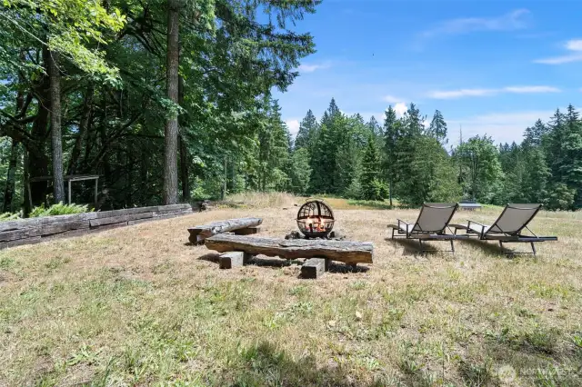 Fire pit area