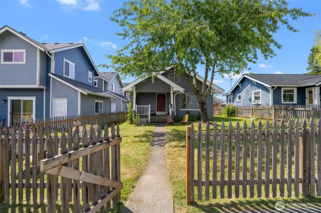 This sweet Craftsman home has great curb appeal...and is in such a great location!