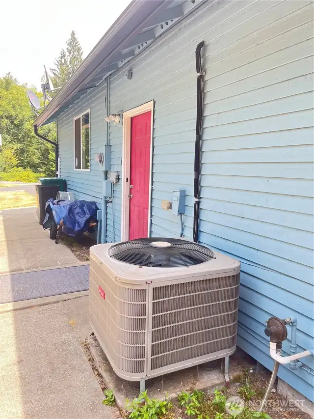 AC keeps the house cool in the summer!