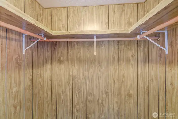 Walk in closet, primary bedroom 1